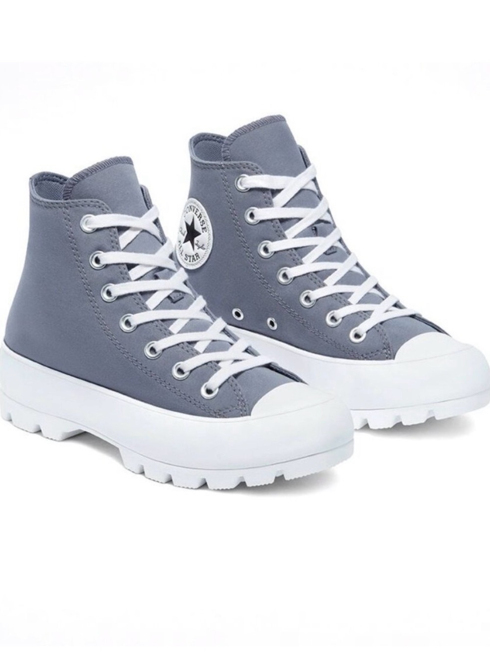 Converse Women's Blue Lugged Chuck Taylor High-Top Sneakers